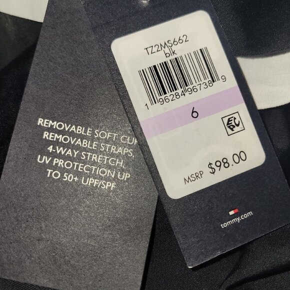 TOMMY Hilfiger Women's Standard One Piece Swimsuit With Straps Size 6. NWT $98 - Picture 4 of 5